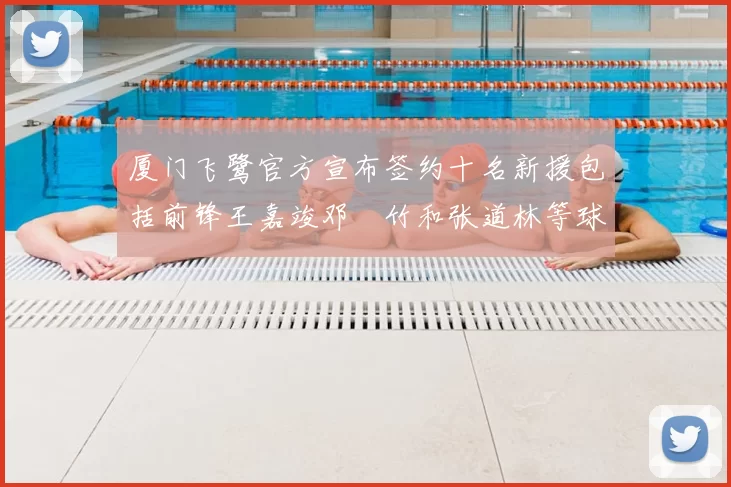 厦门飞鹭官方宣布签约十名新援包括前锋王嘉竣邓棽竹和张道林等球员