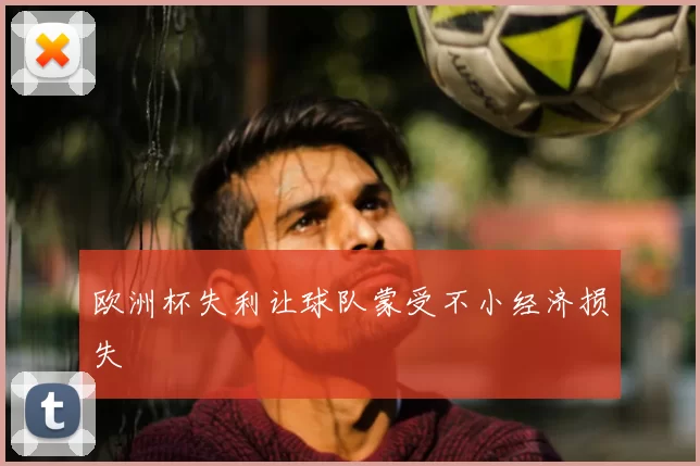欧洲杯失利让球队蒙受不小经济损失