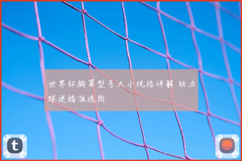 世界杯胸罩型号大小规格详解 助力球迷精准选购