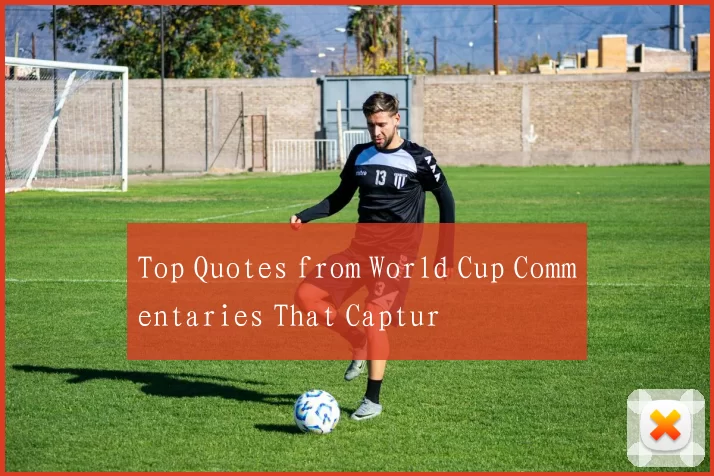 Top Quotes from World Cup Commentaries That Captur