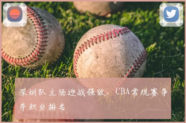 深圳队主场迎战强敌，CBA常规赛争夺积分排名