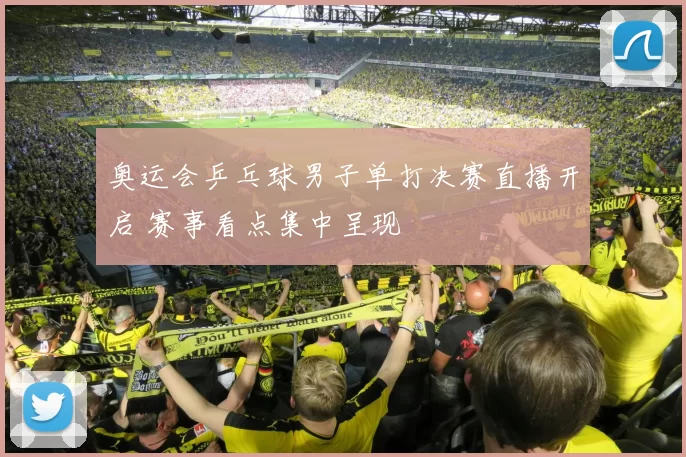 奥运会乒乓球男子单打决赛直播开启 赛事看点集中呈现